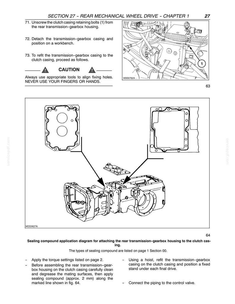 New Holland Tk76, TK85, TK85M Crawler Tractor Service Repair Workshop Manual | Instant PDF Download image 6