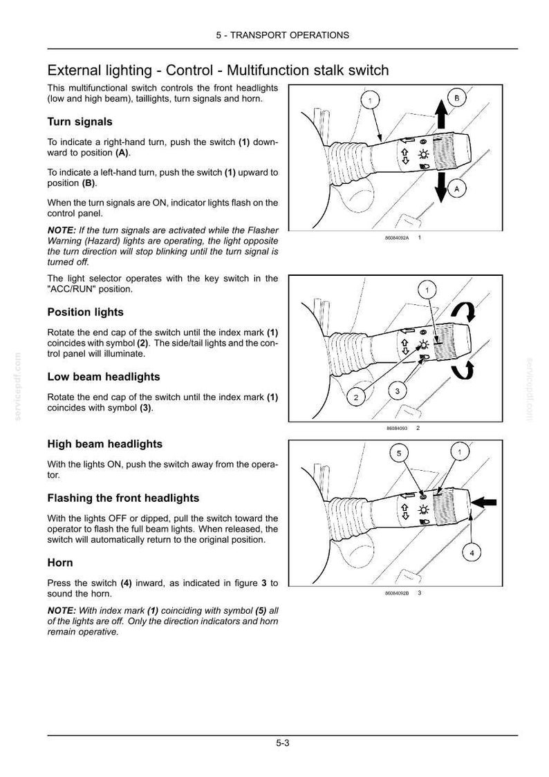 New Holland Boomer 3040 Cvt, 3045 CVT, 3050 CVT Compact Tractor Operator Owners Operation Manual | Instant PDF Download image 7
