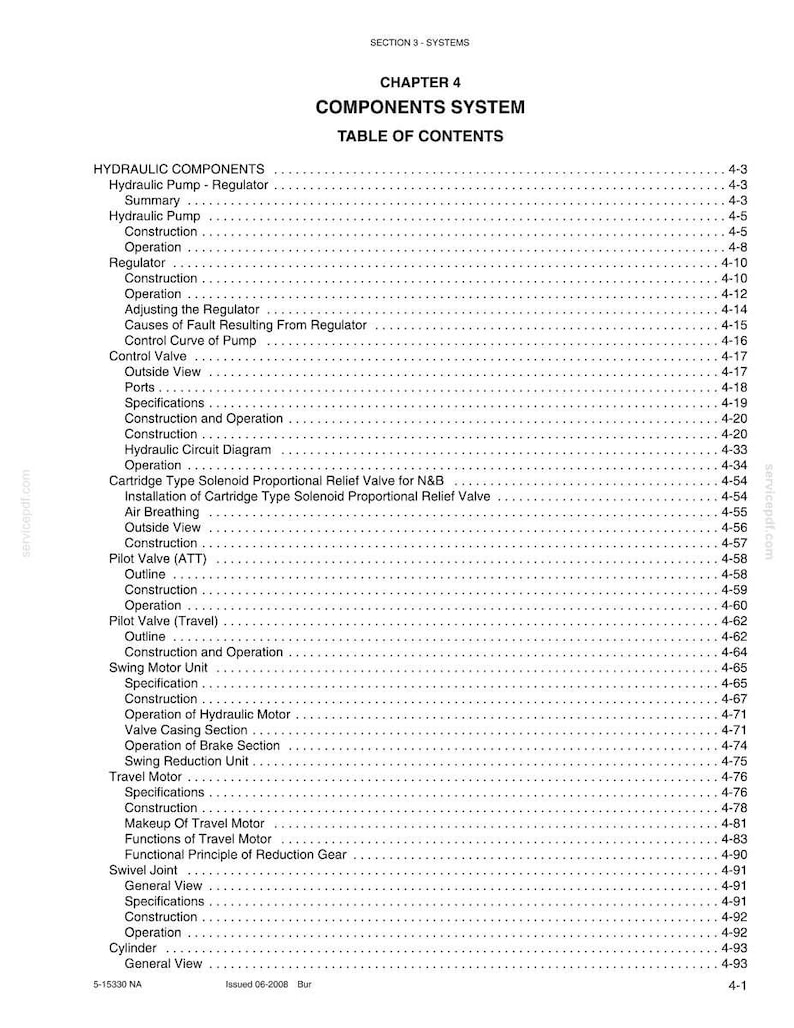 Kobelco ED150 Blade Runner Acera SR Tier 3 Excavator Dozer Service Repair Workshop Manual | Instant PDF Download image 5