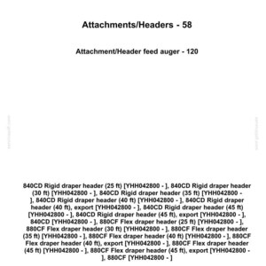 New Holland 840CD, 880CF Draper Header Service Repair Workshop Manual | Instant PDF Download image 9