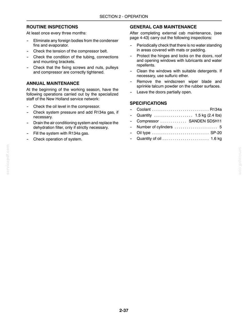 New Holland Boomer 4055, 4060 With Cab Tractor Operator Owners Operation Manual | Instant PDF Download image 6