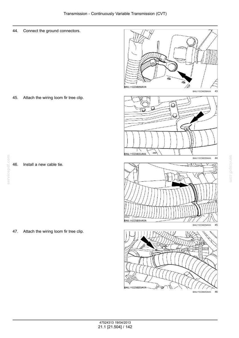 Steyr Cvt 6170, Cvt 6185, Cvt 6205, CVT 6215, CVT 6230 Tractor Service Repair Workshop Manual | Instant PDF Download | Market: Europe image 6