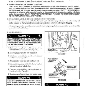 Kobelco Sk235sr-1e, Sk235sr LC-1E Hydraulic Excavator Operator Owners Operation Manual | Instant PDF Download image 10
