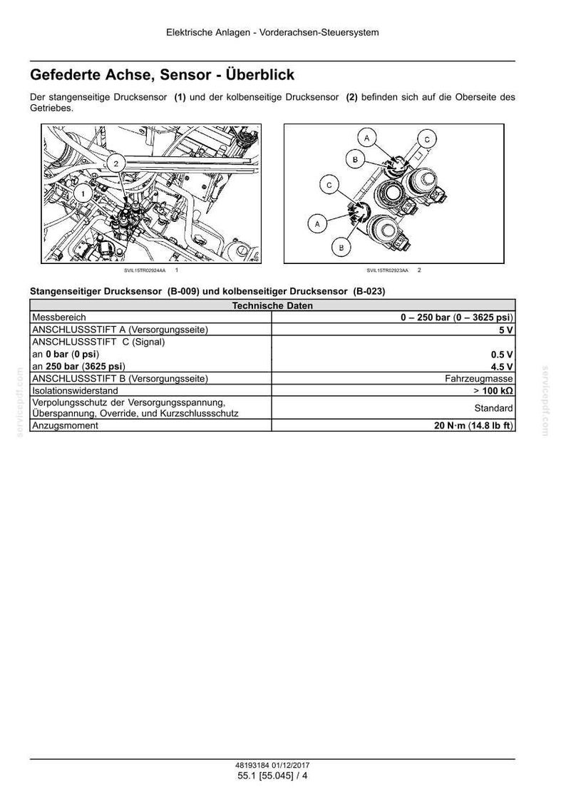 Steyr 6270 Terrus CVT, 6300 Terrus CVT Stage Iv Traktor Wartungshandbuch Reparatur Werkstatthandbuch | PDF-Download image 5