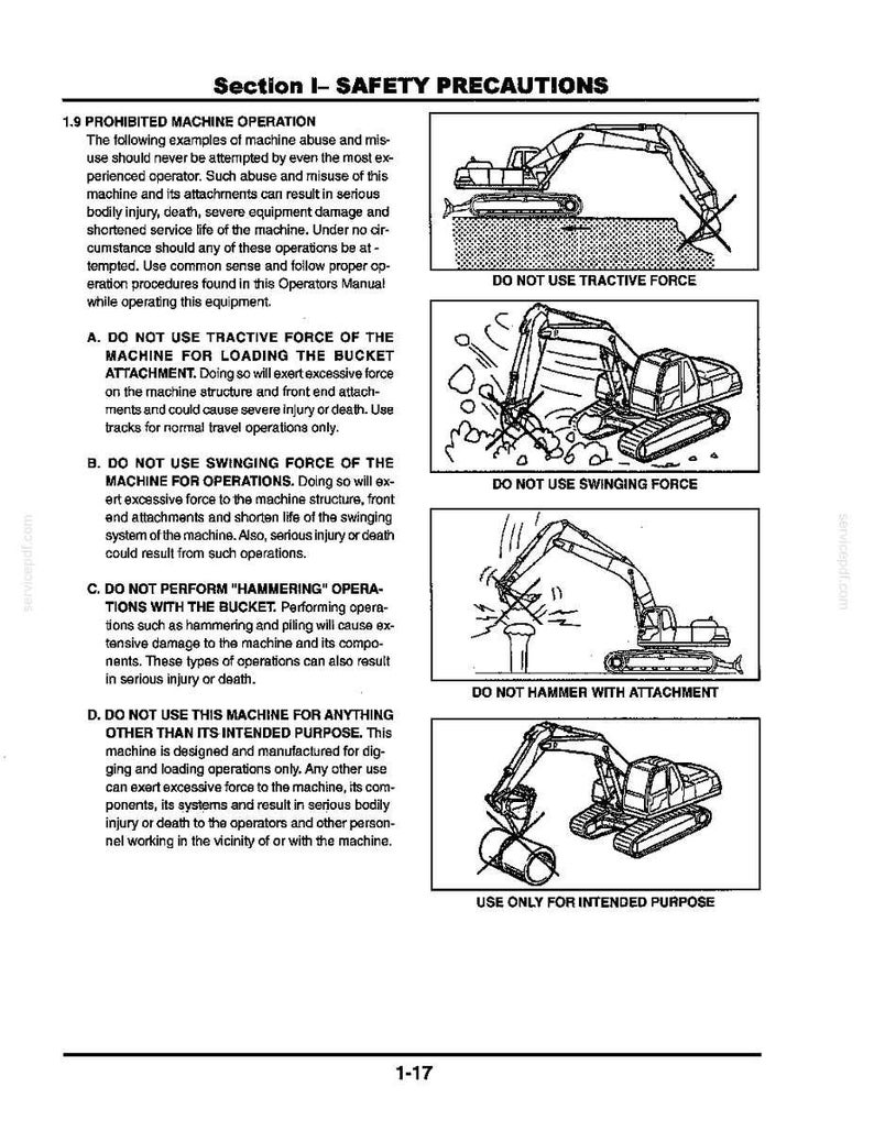 Kobelco Sk115dz MARK IV Hydraulic Excavator Operator Owners Operation Manual | Instant PDF Download image 3