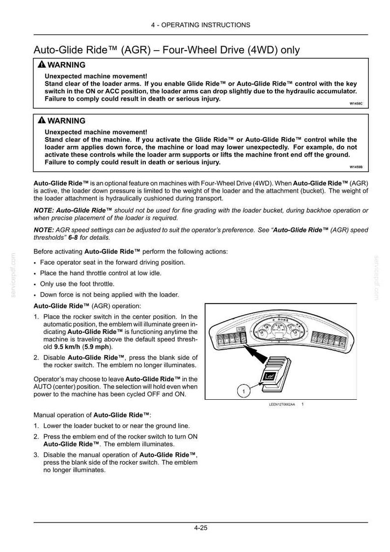 New Holland B95c, B95c Lr, B95c Tc, B110C Tier 4B (final) Tractor Loader Backhoe Operator Owners Operation Manual | Instant PDF Download image 6