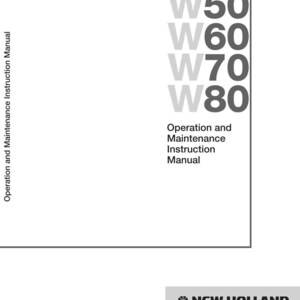 New Holland W50, W60, W70, W80 Wheel Loader Operator Owners Operation Manual | Instant Pdf Download image 3