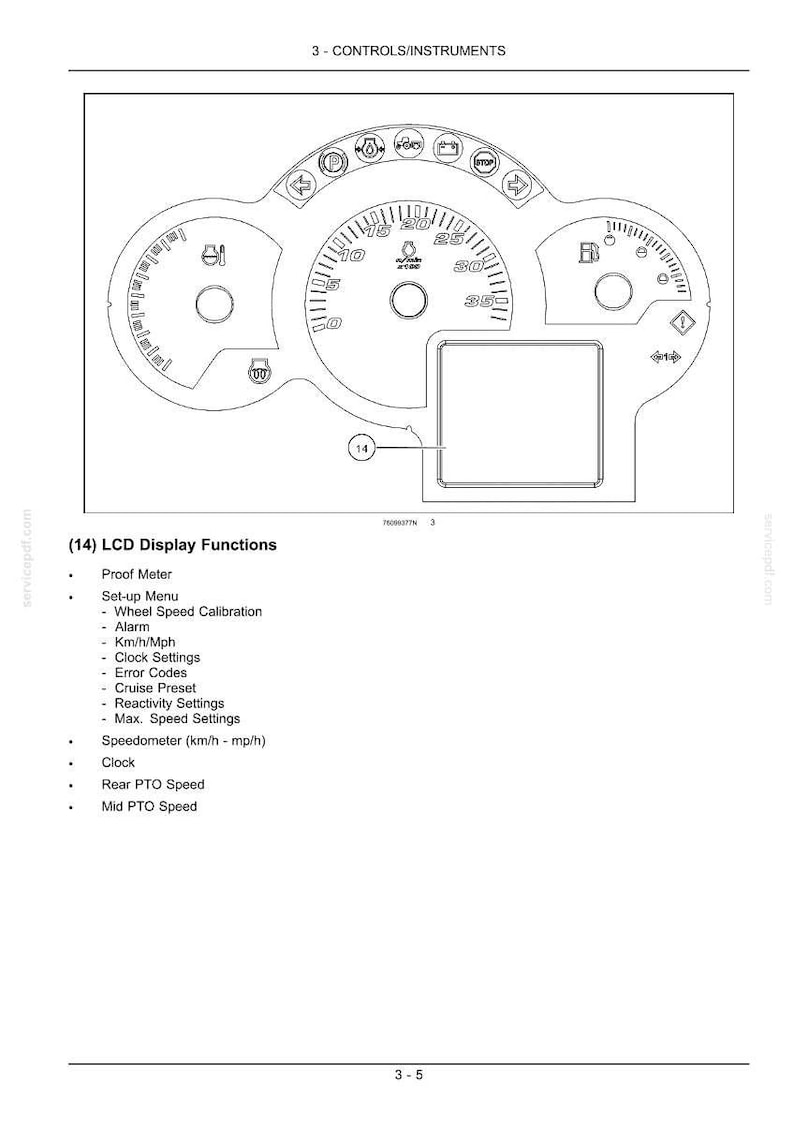 Manual de operación y mantenimiento del tractor New Holland Boomer 8N / Descarga instantánea en PDF imagen 5