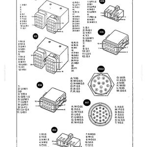May include: Diagram showing electrical connectors and components, labelled with alphanumeric codes. Includes various connector types, pin configurations, and the text "SECTION 3 - ELECTRICAL" and "Figure 3-247".