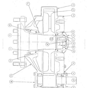 May include: Detailed technical diagram of a mechanical component, likely for a tractor or heavy machinery. The diagram is labeled with letters and numbers, and the text "TRACTION" is visible at the top. The New Holland logo is at the bottom.