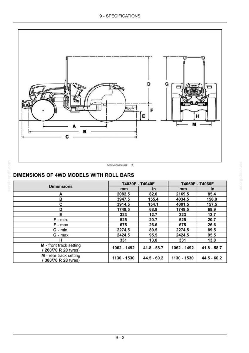 New Holland T4030f, T4040f, T4050F, T4060F Tractor Operator Owners Operation Manual | Instant PDF Download image 10