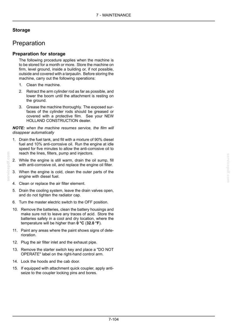 New Holland W190D, W230D Tier 2 Wheel Loader Operator Owners Operation Manual | Instant PDF Download image 10