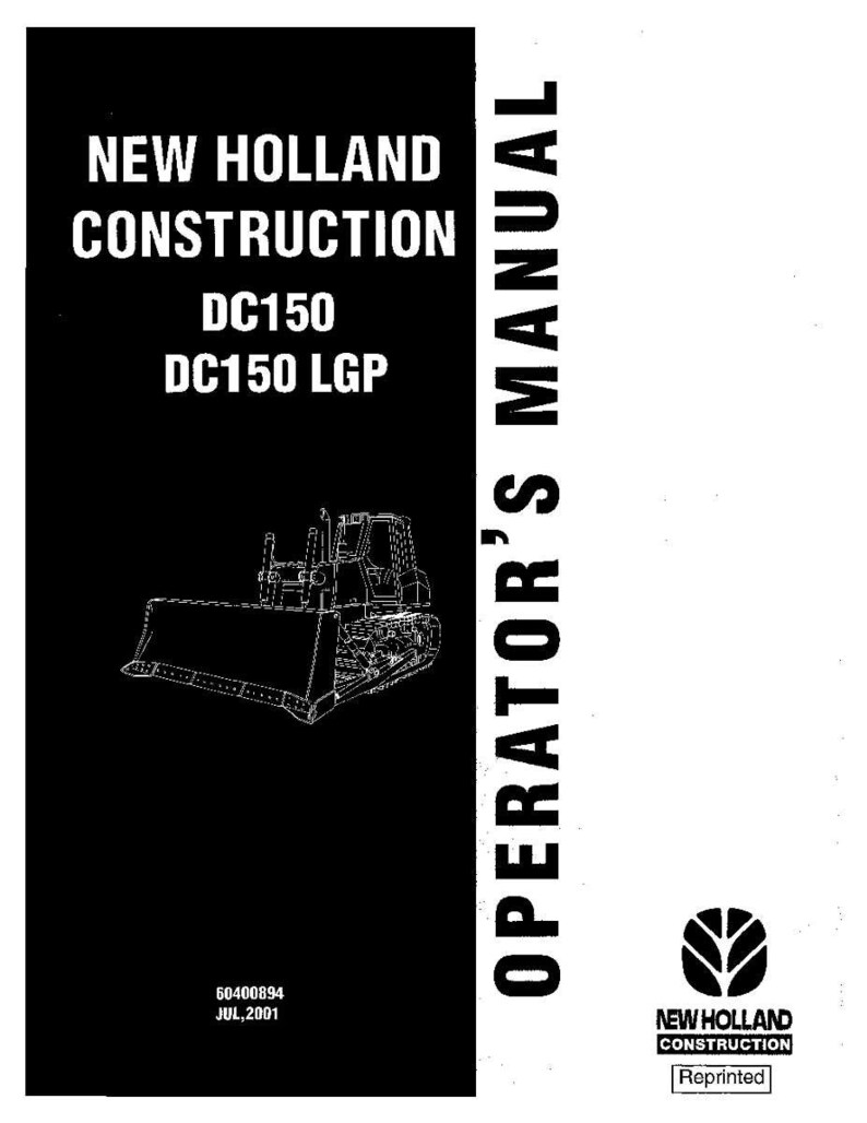 Manual de operación y mantenimiento para el operador de la New Holland DC150, DC150 LGP Construction / Descarga instantánea en PDF imagen 3