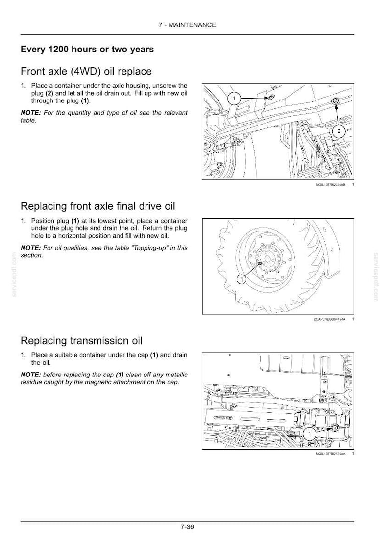 New Holland T4.85, T4.95, T4.105, T4.115 Tractor Operator Owners Operation Manual | Instant Pdf Download image 8
