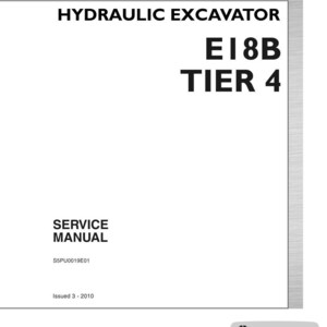 New Holland E18B Tier 4 Hydraulic Excavator Service Repair Workshop Manual | Instant PDF Download image 3