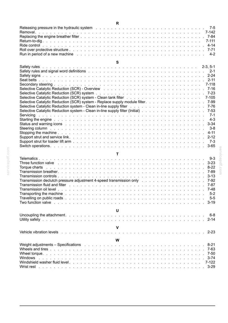 Peut inclure: Une page de manuel avec une table des mati&egrave;res, d&eacute;taillant des sujets automobiles. Le texte noir sur fond blanc est organis&eacute; en sections avec des num&eacute;ros de page. Les sujets incluent les r&egrave;gles de s&eacute;curit&eacute;, la transmission et les fen&ecirc;tres.