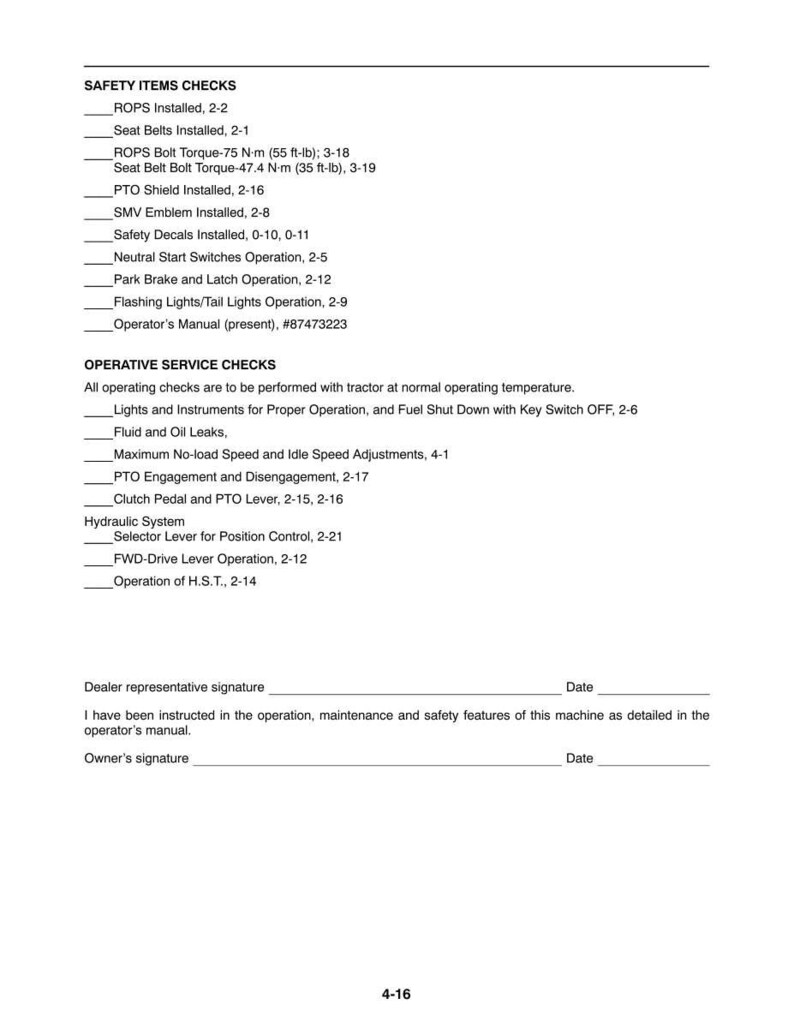 New Holland T1520 Tractor Operator Owners Operation Manual | Instant PDF Download image 11