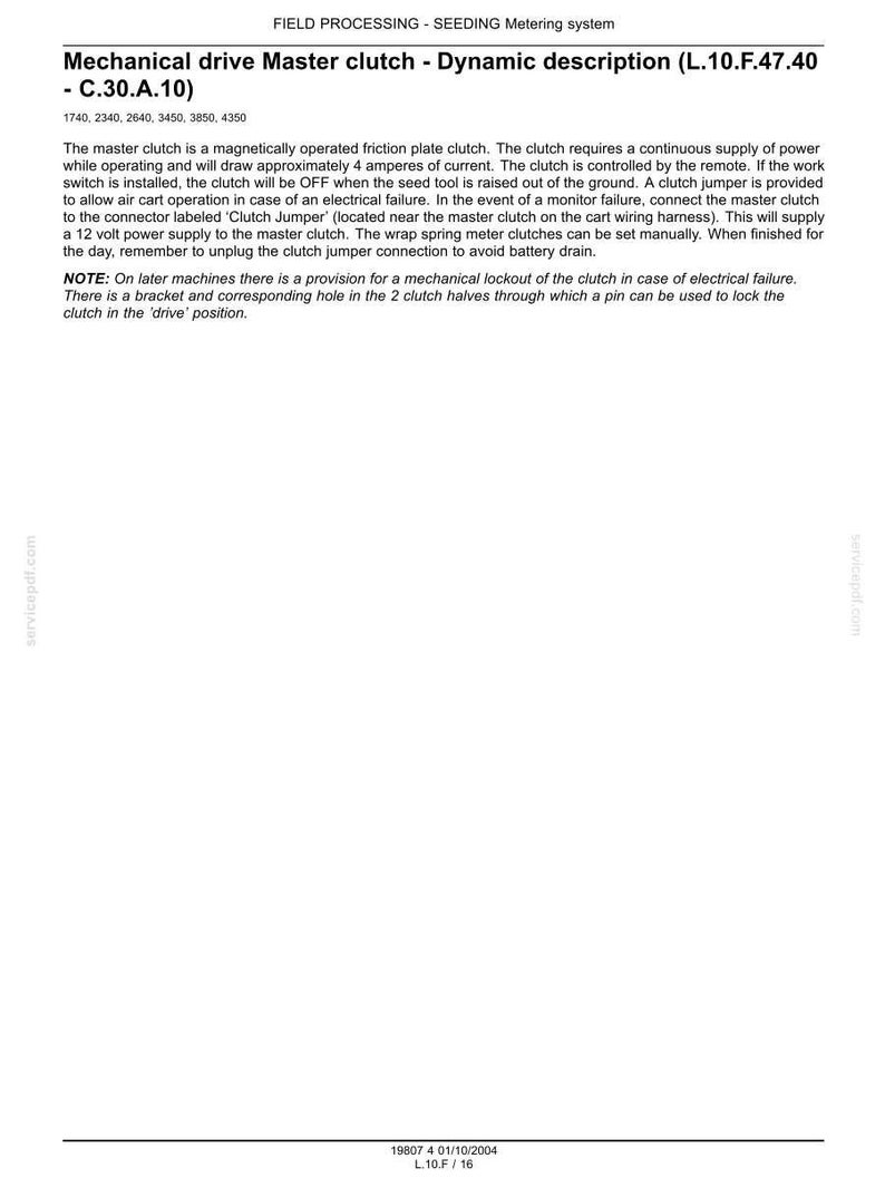Flexi-Coil 1740, 2340, 2640, 3450, 3850, 4350 Air Cart Service Repair Workshop Manual | Instant PDF Download image 10