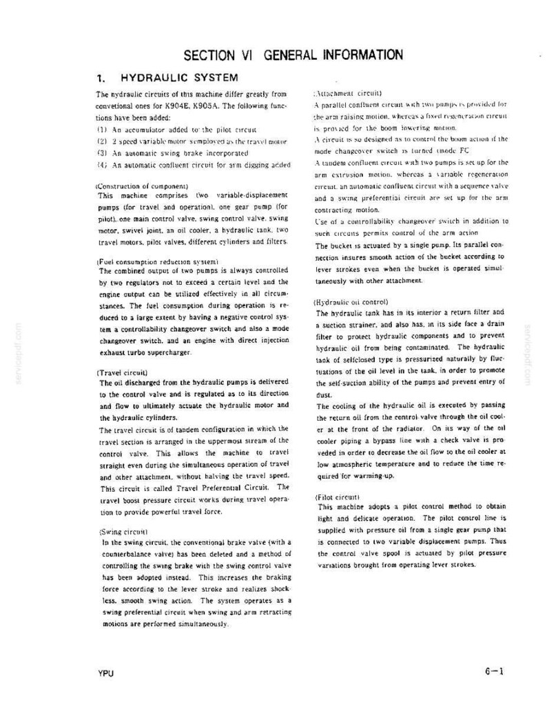 Kobelco K905LC II Hydraulic Excavator Operator Owners Operation Manual | Instant PDF Download image 7