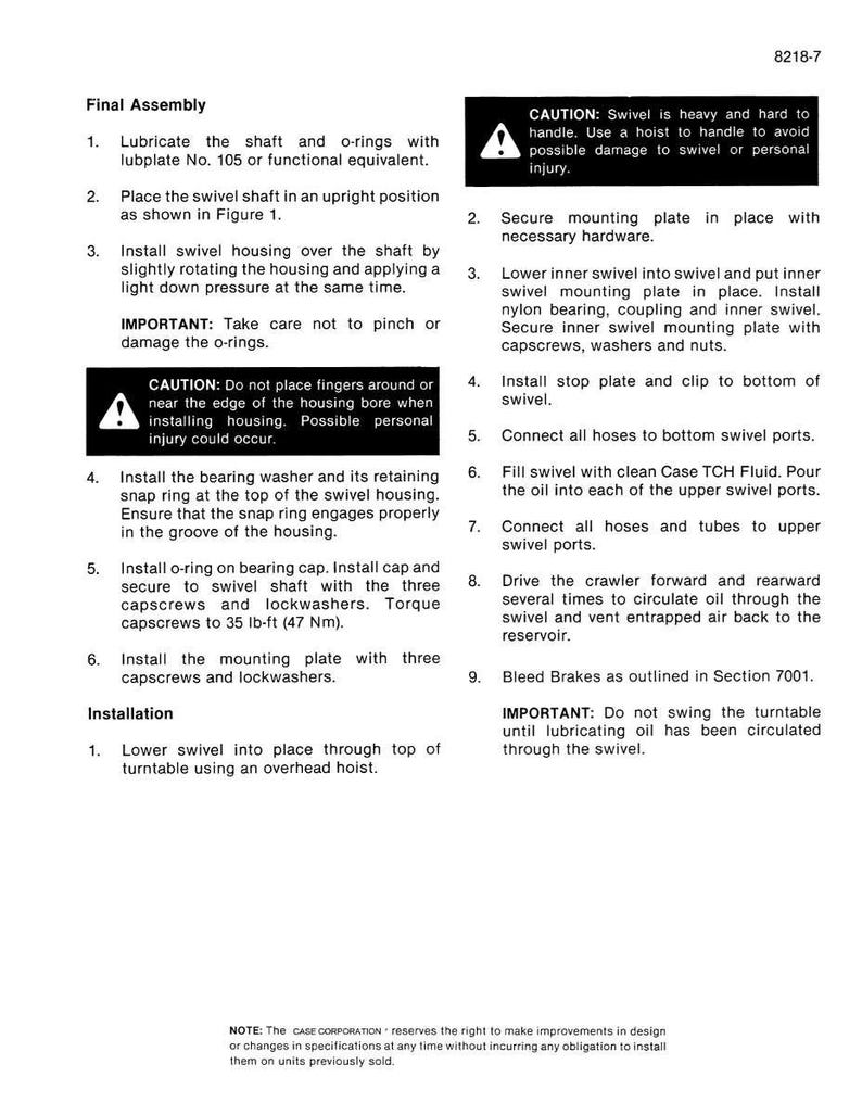 Puede incluir: Un diagrama t&eacute;cnico con instrucciones para el montaje de un pivote. El documento incluye pasos numerados, advertencias de seguridad y diagramas. Detalla la instalaci&oacute;n de varios componentes, incluyendo el eje giratorio, la carcasa y la placa de montaje.