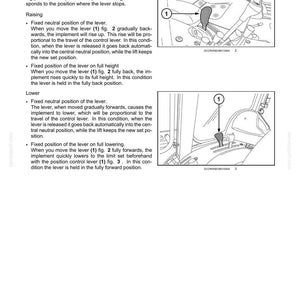 Manual de operación y mantenimiento del tractor New Holland TK4030V, TK4050, TK4050M, TK4060 / Descarga instantánea en PDF imagen 7