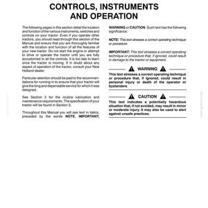 New Holland TB120 Mudder Tractor Operator Owners Operation Manual | Instant PDF Download image 4