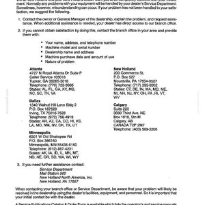 New Holland LS35-15H Yard Tractor Operator Owners Operation Manual | Instant PDF Download image 11