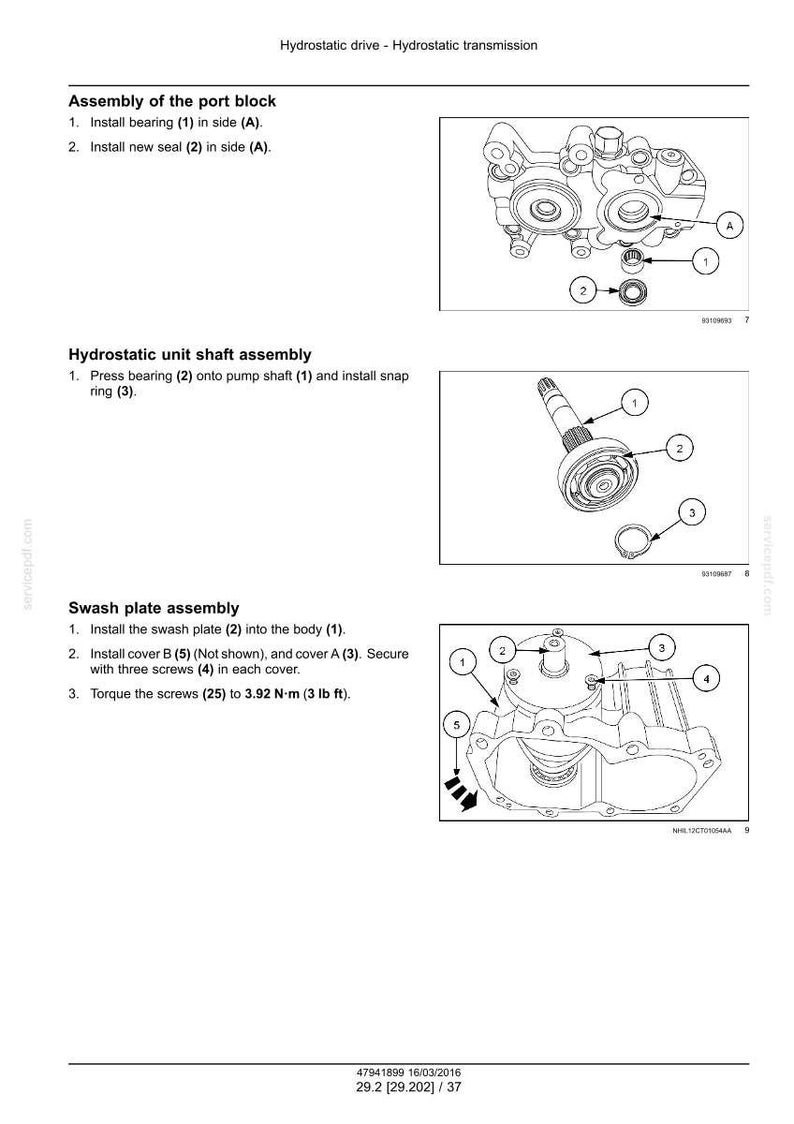 New Holland Boomer 33 och 37 Tier 4B (slutlig) Kompakttraktor Service- och reparationshandbok | Direkt PDF-nedladdning | Marknad: Nordamerika bild 5