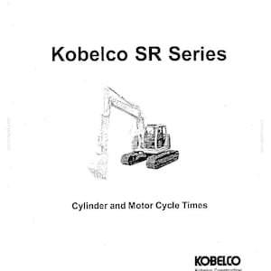 Kobelco Sr70, Sr115, Sr135, Sr200, SR235, SR Series Excavator Service Repair Workshop Manual | Instant PDF Download image 5