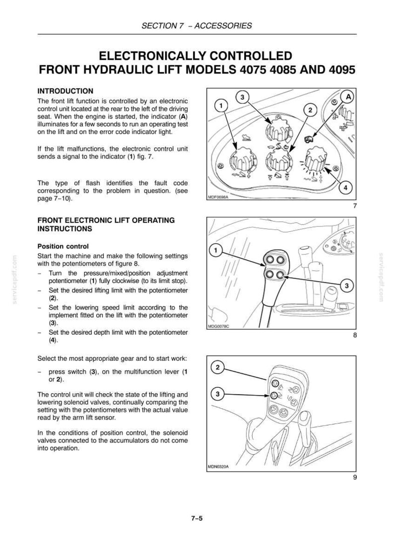 Steyr Kompakt 4065, 4075, 4085, 4095 Tractors Operator Owners Operation Manual | Instant PDF Download image 7