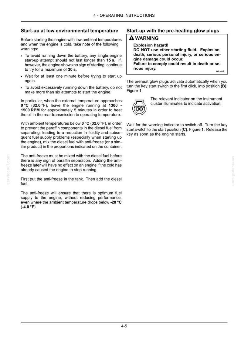 New Holland T4.90, T4.100, T4.110, T4.120 Tractor Operator Owners Operation Manual | Instant Pdf Download image 6