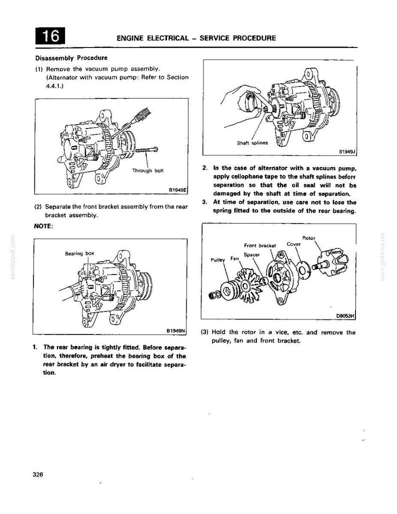 Kobelco SK220, SK220LC Hydraulische graafmachine Service Reparatie Werkplaatshandboek | Directe pdf-download afbeelding 8