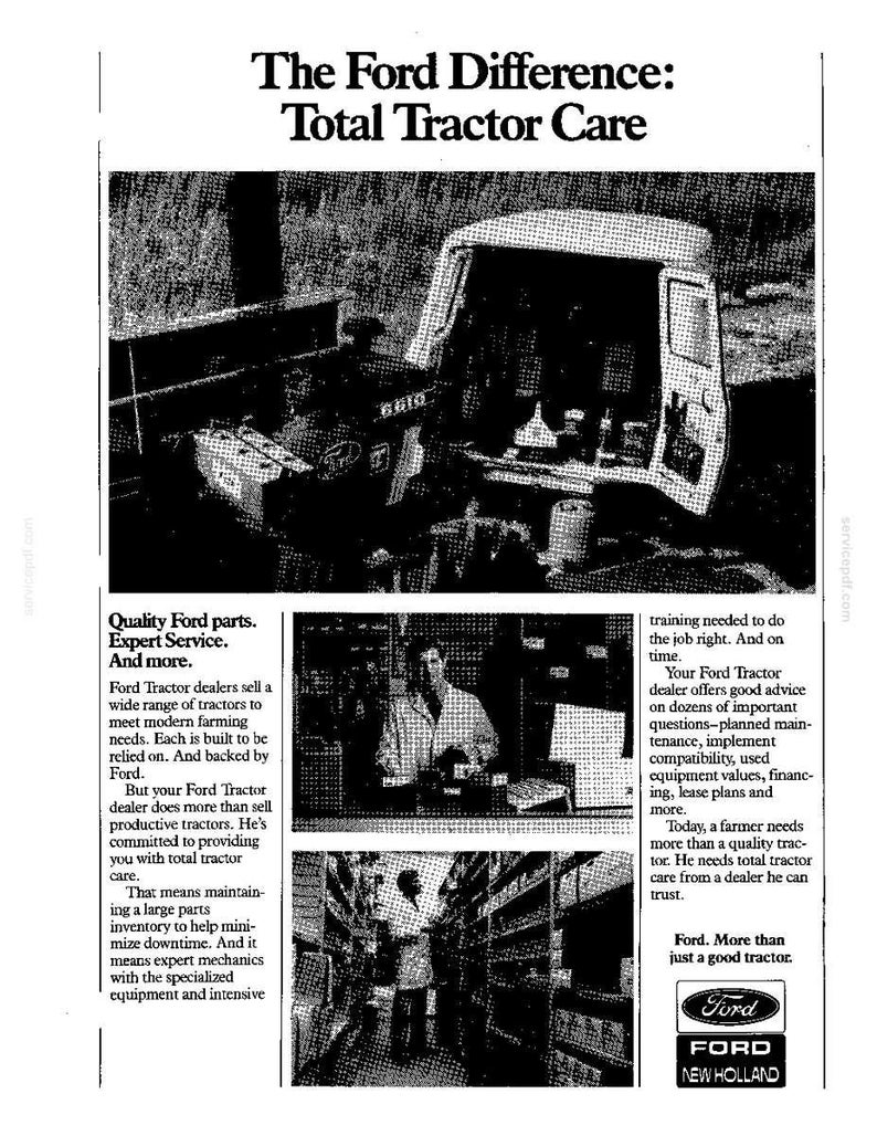 Ford 7810 Tractor Operator Owners Operation Manual | Instant PDF Download image 11