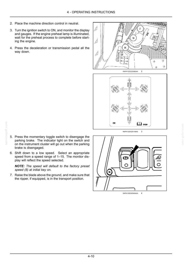 New Holland D125C Stage IIIB Crawler Dozer Operator Owners Operation Manual | Instant PDF Download image 6