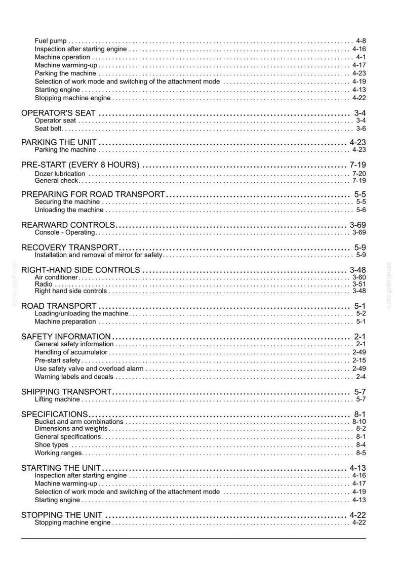New Holland E75CSR Midi Excavator Operator Owners Operation Manual | Instant PDF Download image 11