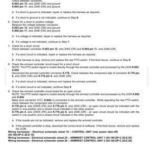 May include: A detailed technical document titled "Electrical systems - FAULT CODES" with troubleshooting steps for electrical systems. Includes wiring diagrams and connector pin information. The document is for repair and maintenance.