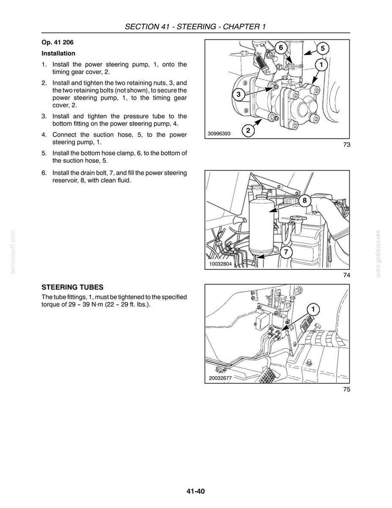 New Holland Tc48da, TC55DA Tractor Service Repair Workshop Manual PDF | Instant PDF Download image 9