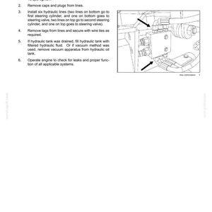 Pu&ograve; includere: Diagramma tecnico che illustra l'installazione di una valvola di controllo del pedale del freno. Le istruzioni descrivono il fissaggio della valvola, il collegamento dei tubi idraulici e il controllo delle perdite. Illustrazione tecnica.