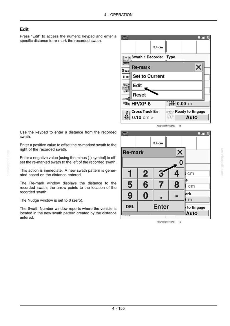 Steyr S-Guide Autoguidance System for the S-Tech600, S-Tech700 Display Operator Owners Operation Manual | Instant PDF Download image 10