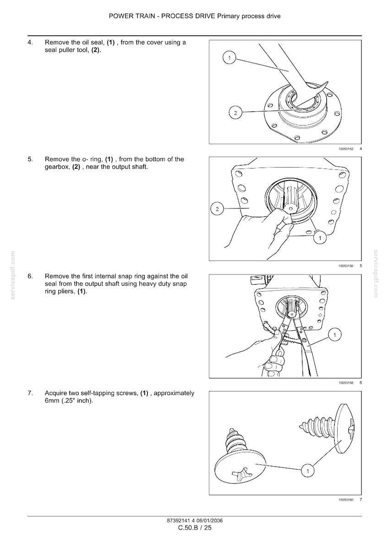 New Holland Hm234, HM235, HM236 Disc Mower Service Repair Workshop Manual | Instant PDF Download image 6