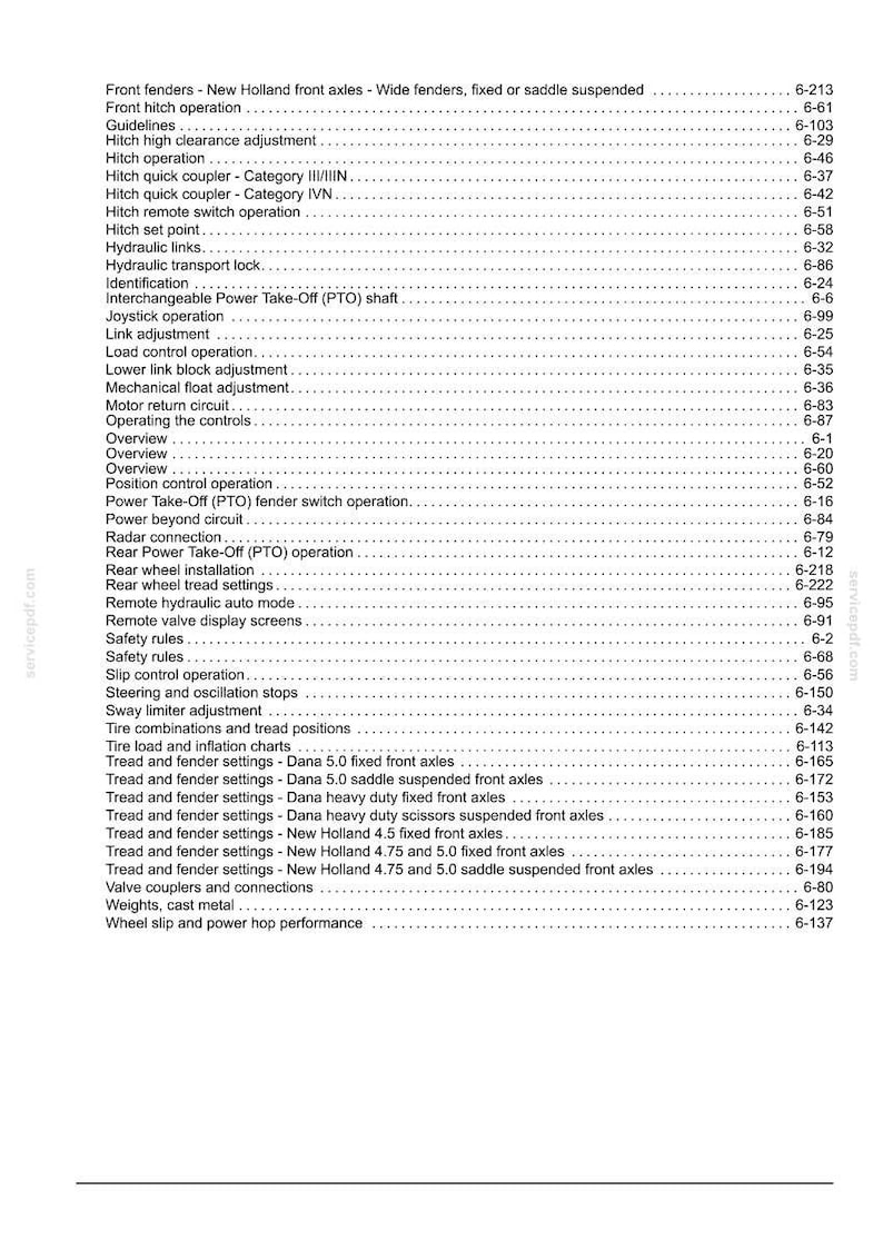 New Holland T8.275, T8.300, T8.330, T8.360, T8.390, T8.420 Tractor Operator Owners Operation Manual | Instant Pdf Download image 11