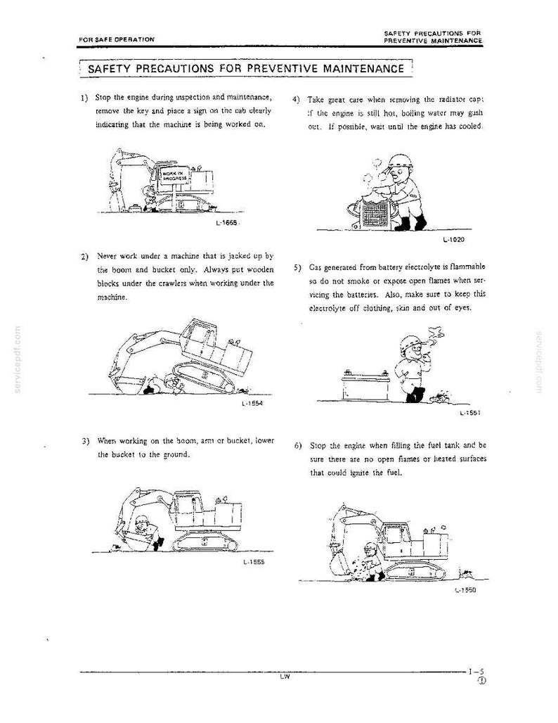 Kobelco K907C, K907LC Hydraulic Excavator Operator Owners Operation Manual | Instant PDF Download immagine 4