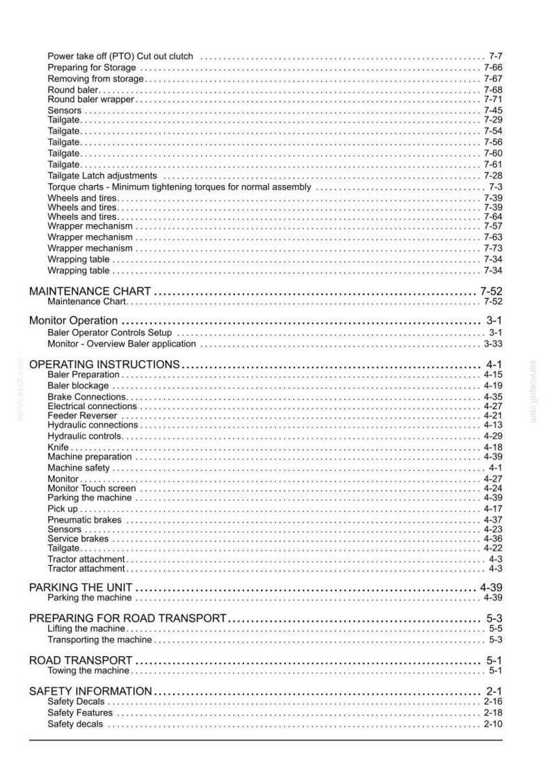 Case RB344 Ensilage Pack Bruksanvisning PDF Ladda ner bild 11