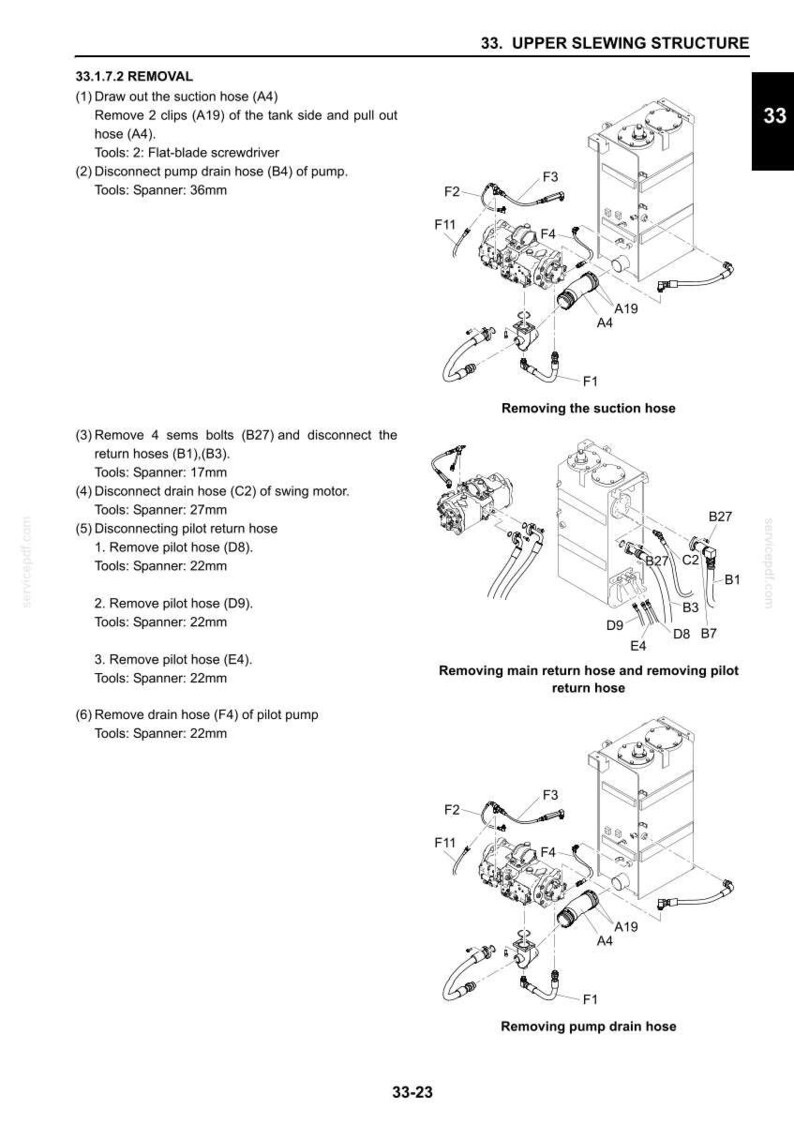 Kobelco 260SRLC-3 Hydraulic Excavator Tier 4 Service Repair Workshop Manual | Instant PDF Download image 5