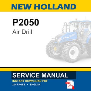 New Holland P2050 Air Drill Service Repair Workshop Manual | Instant PDF Download image 1