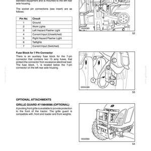 Manual de operación y mantenimiento del tractor New Holland T2410 y T2420 / Descarga instantánea en PDF imagen 6
