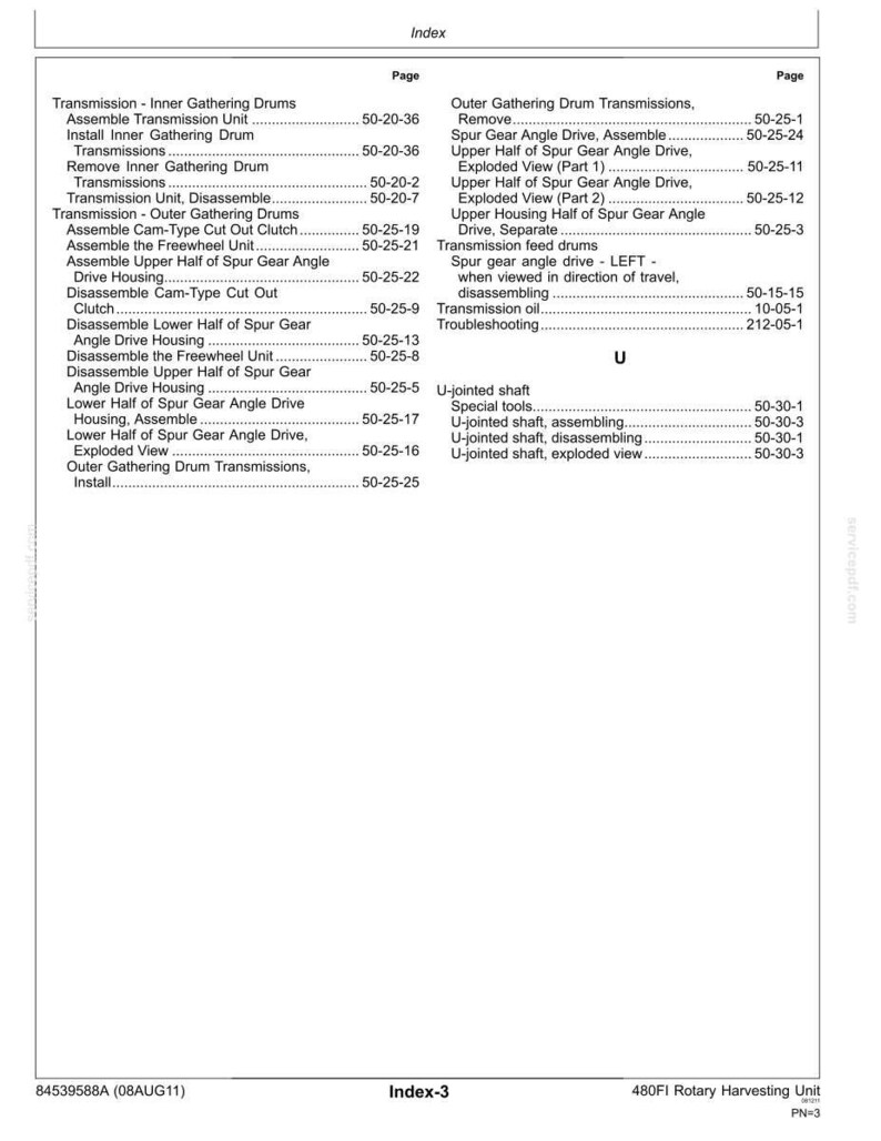 New Holland 480FI Row-Independent Corn Head Service Repair Workshop Manual | Instant PDF Download image 11