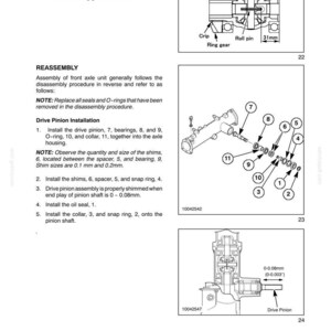 New Holland TZ21D, TZ24D Compact Utility Tractor Service Repair Workshop Manual | Instant PDF Download image 6