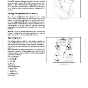 Kobelco ED150-2 Hydraulic Excavator Blade Runner Operator Owners Operation Manual | Instant PDF Download image 5
