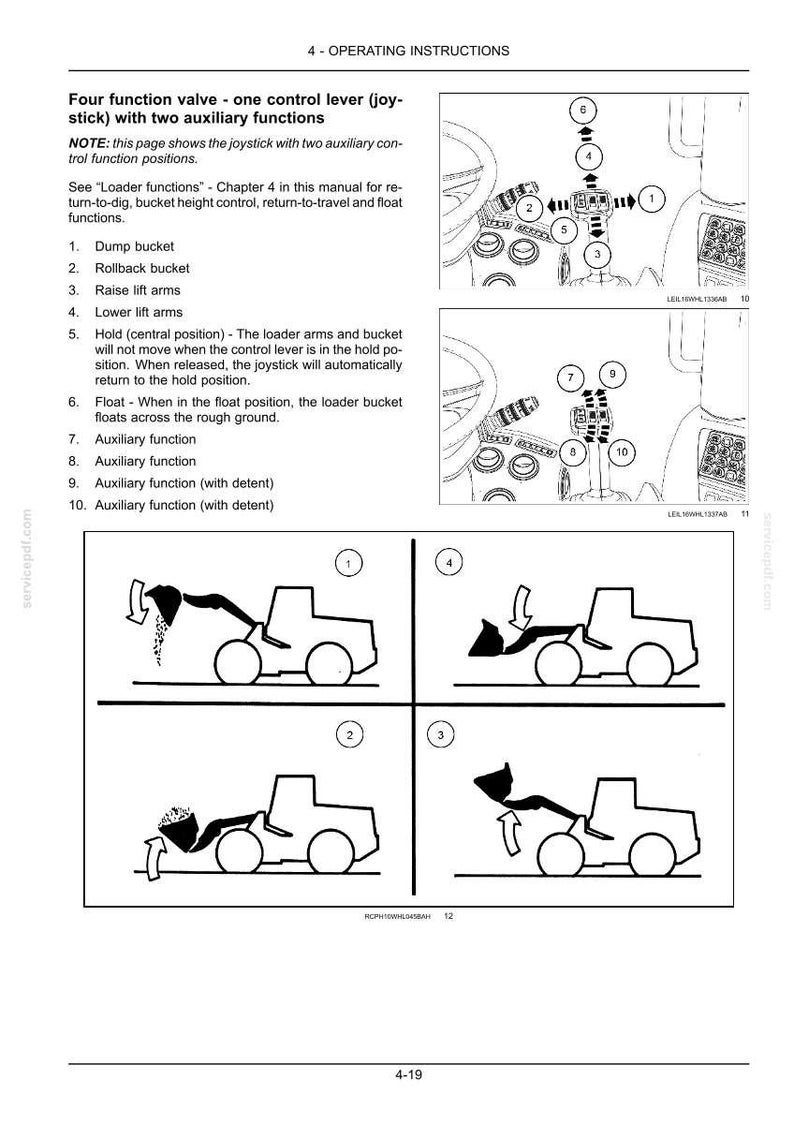 New Holland W130d, W170D Stage IV Wheel Loader Operator Owners Operation Manual | Instant PDF Download image 6